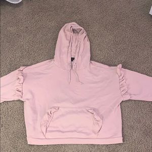 ROMEO AND JULIET COUTURE RUFFLE HOODIE